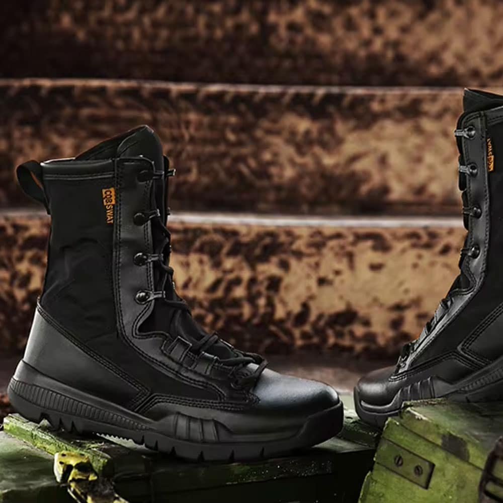Men's lightweight tactical boots Black