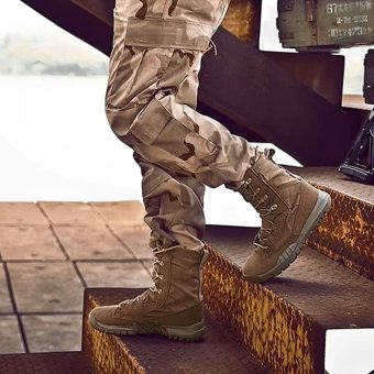 Men's lightweight tactical boots Brown