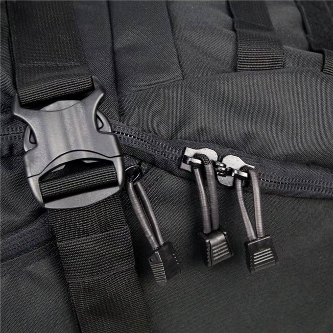 Military black duffle bag
