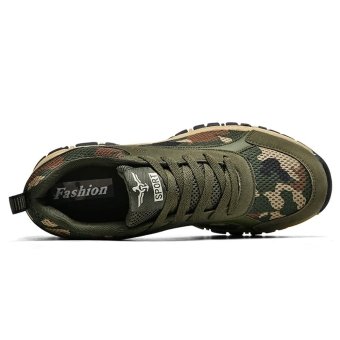 Military camo training shoes
