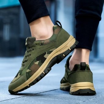 Military camo training shoes