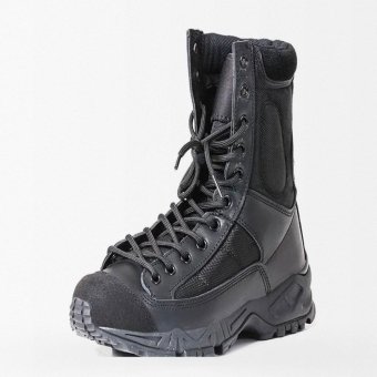 Military lace up boots Black