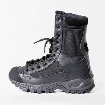 Military lace up boots Black