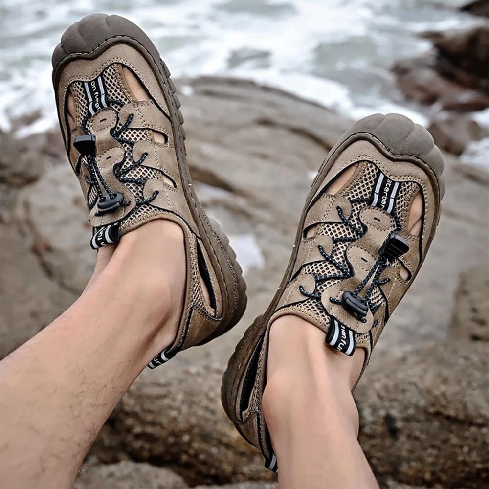 Military style sandal shoes for hiking "Sapl"