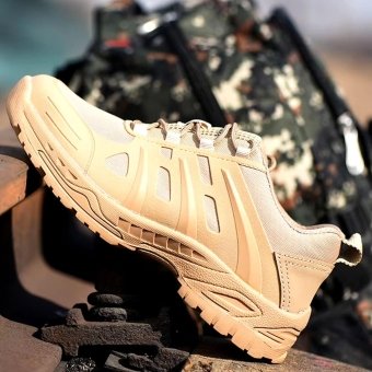 Police Desert Tan tactical shoes "QBH"