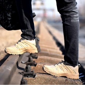 Police Desert Tan tactical shoes "QBH"