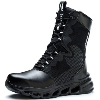 Safety military boots Black