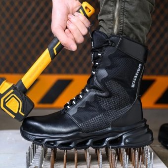 Safety military boots Black