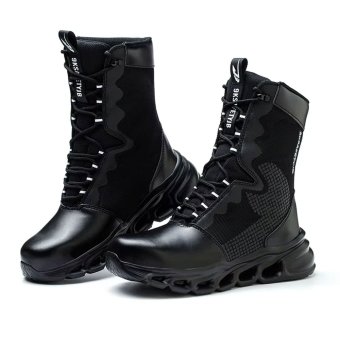 Safety military boots Black