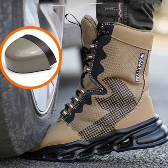 Safety military boots Tan