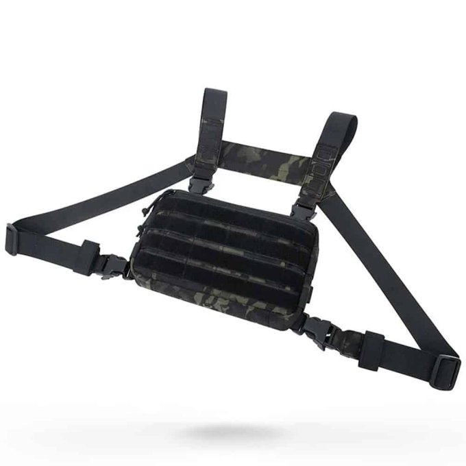 Small tactical chest bag Black