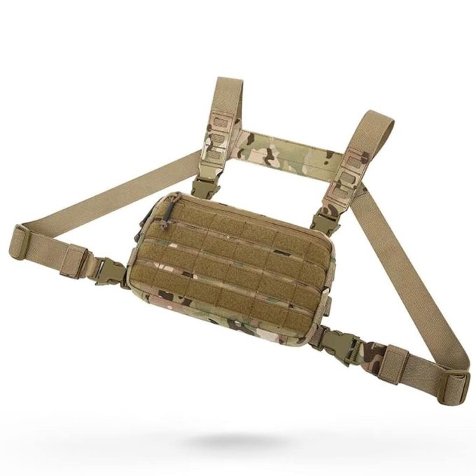 Small tactical chest bag Black