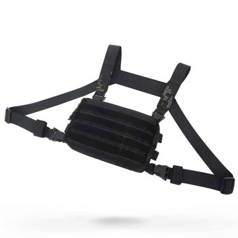 Small tactical chest bag Black