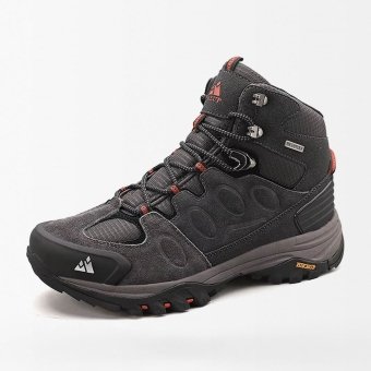 Suede hiking boots Grey "Hikeup"