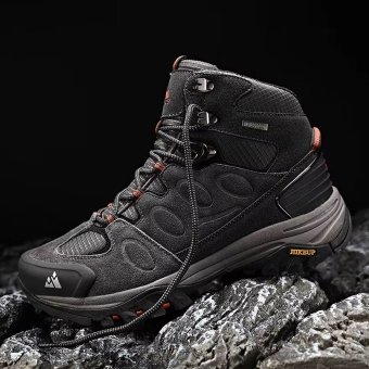 Suede hiking boots Grey "Hikeup"