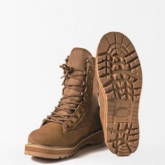 Suede military boots - Coyote  Brown