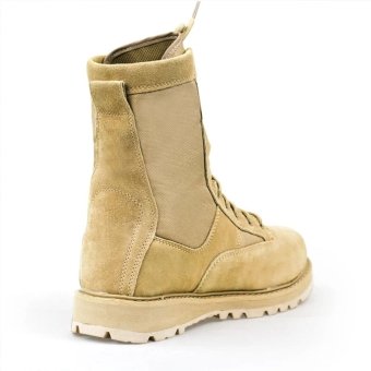 Suede military boots  - Desert Tan