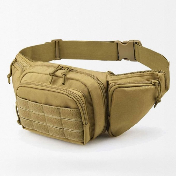 Tactical fanny pack coyote brown
