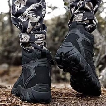 Tactical hiking boots Black "Huile"