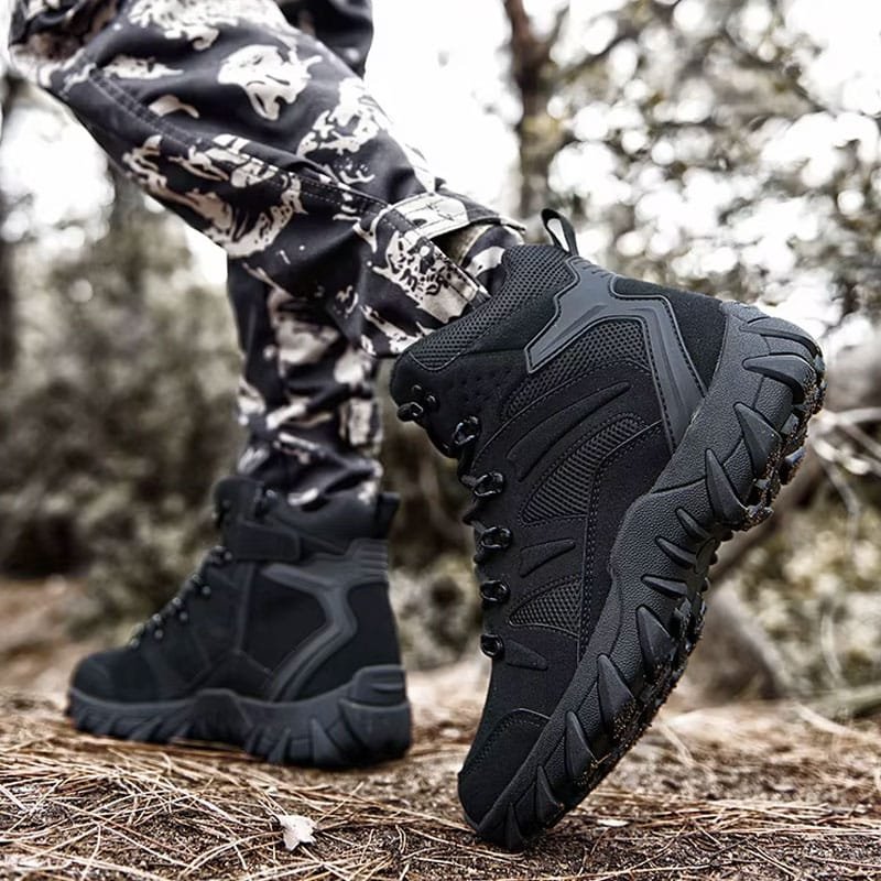 Tactical hiking boots Black "Huile"