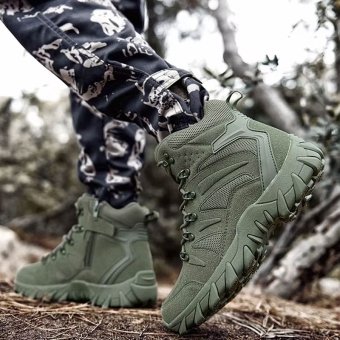 Tactical hiking boots Olive Green "Huile"
