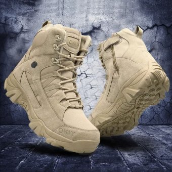 Tactical hiking boots lightweight Desert Tan