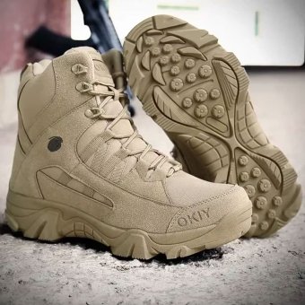 Tactical hiking boots lightweight Desert Tan
