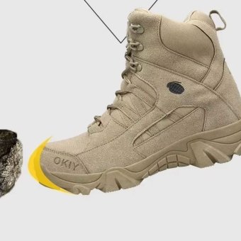 Tactical hiking boots lightweight Desert Tan