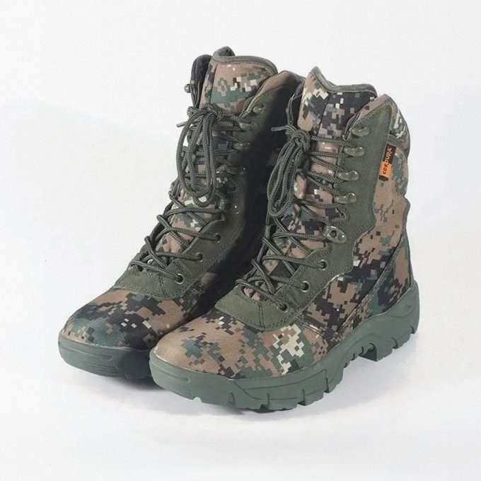 Tactical side zip boots Camouflage Marpat