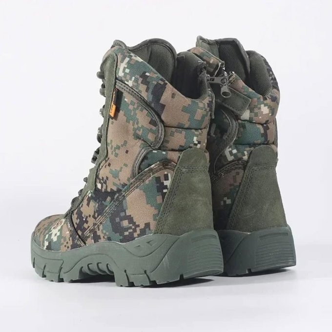 Tactical side zip boots Camouflage Marpat
