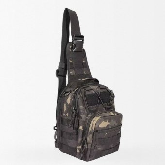 Tactical sling bag Multicam Black