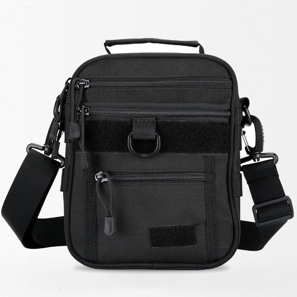 Tactical sling bag with holster for pistol