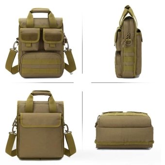 Tactical vertical messenger bag