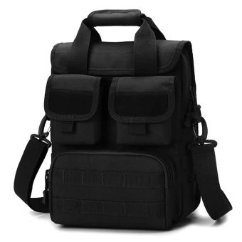 Tactical vertical messenger bag