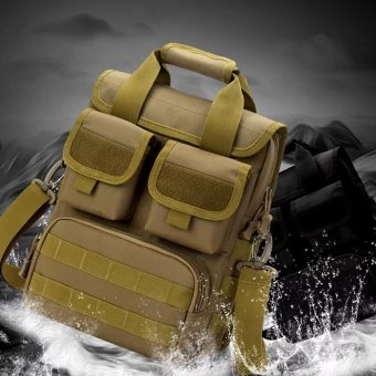 Tactical vertical messenger bag