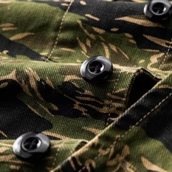 Tiger stripe button up shirt