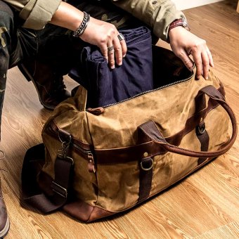 Vintage military duffle bag
