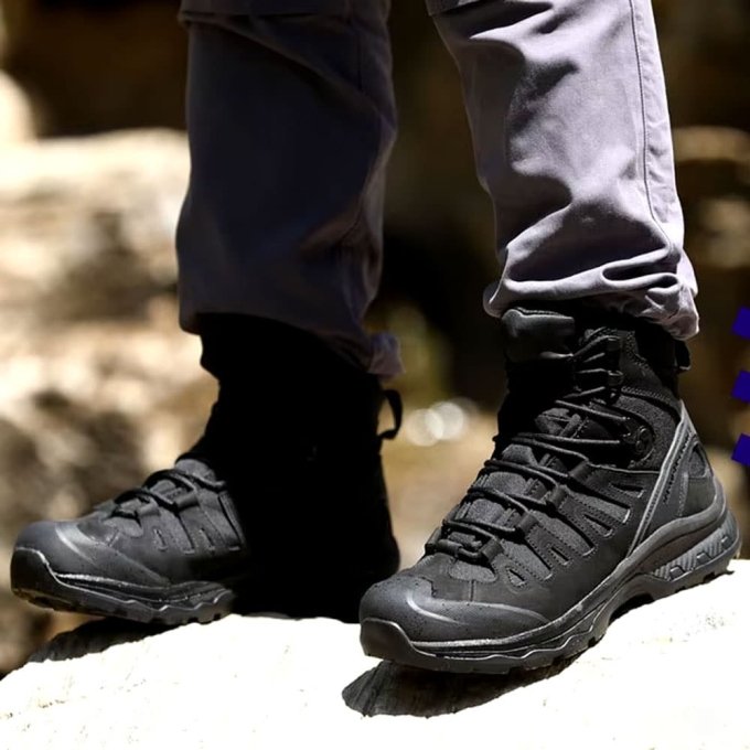 Waterproof Hiking Boots Black