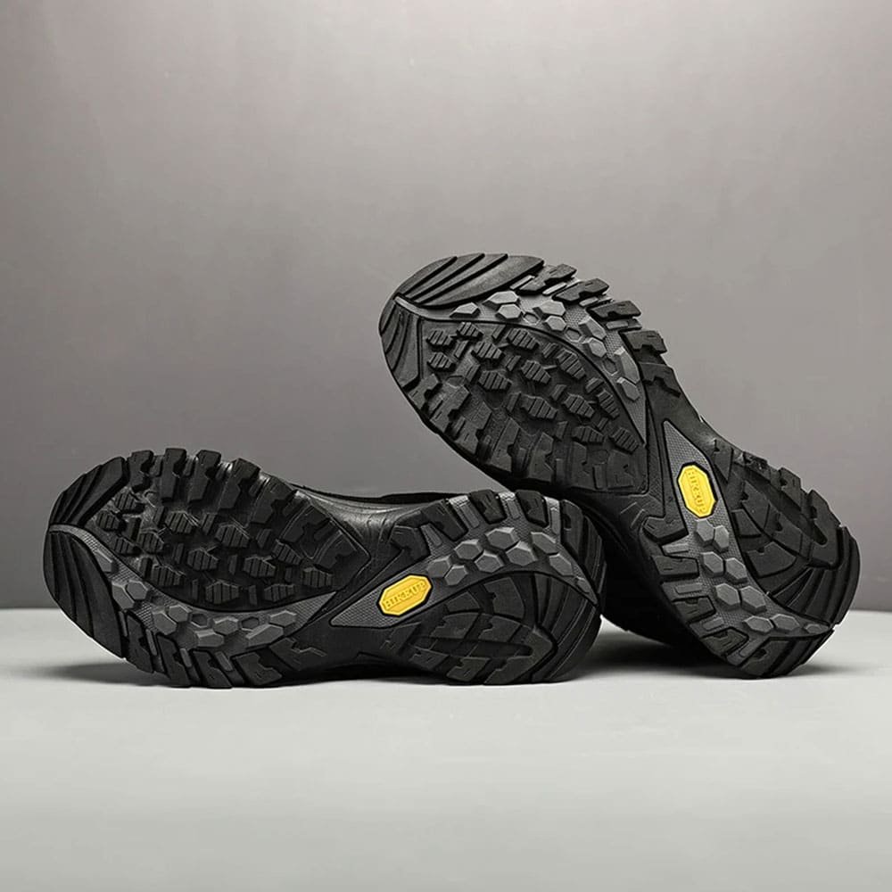 Waterproof Suede Hiking Boots Black