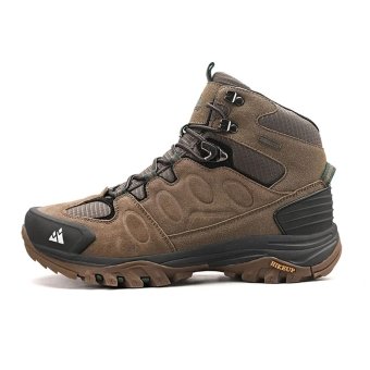 Waterproof Suede Hiking Boots Brown
