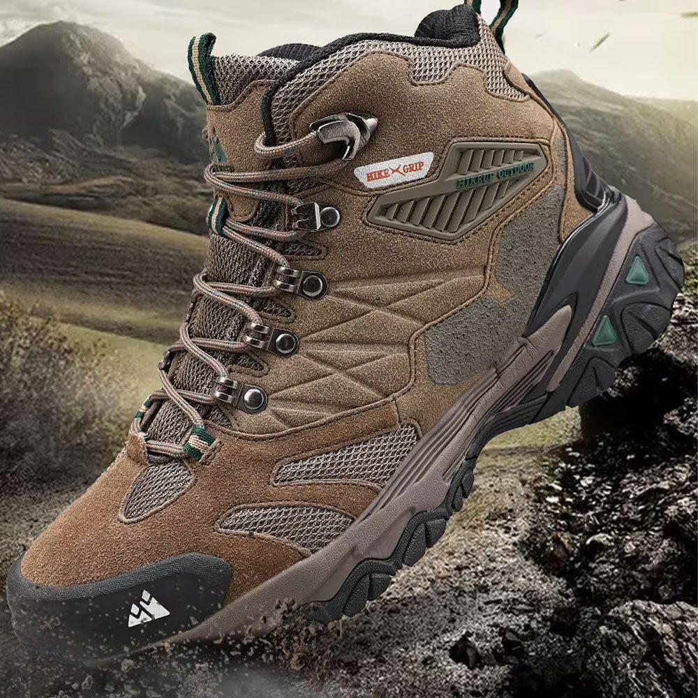 Waterproof military hiking Suede boots
