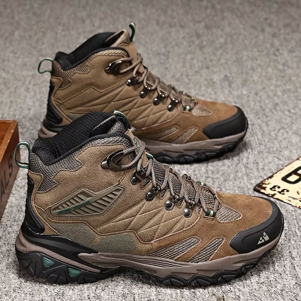 Waterproof military hiking Suede boots