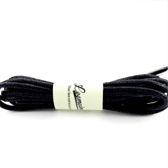 Waxed boot laces round