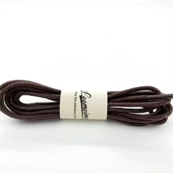 Waxed boot laces round