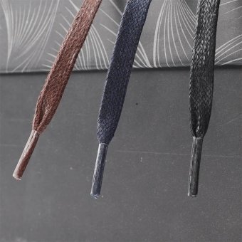 Waxed flat laces for boots (x2)