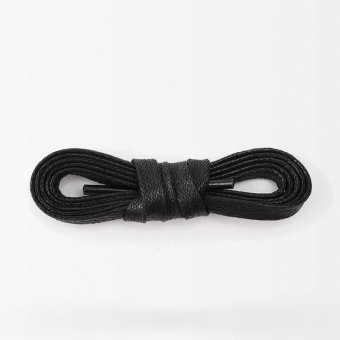 Waxed flat laces for boots (x2)