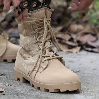 army desert tan suede leather boots