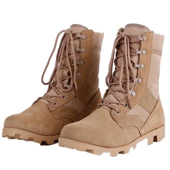 army desert tan suede leather boots