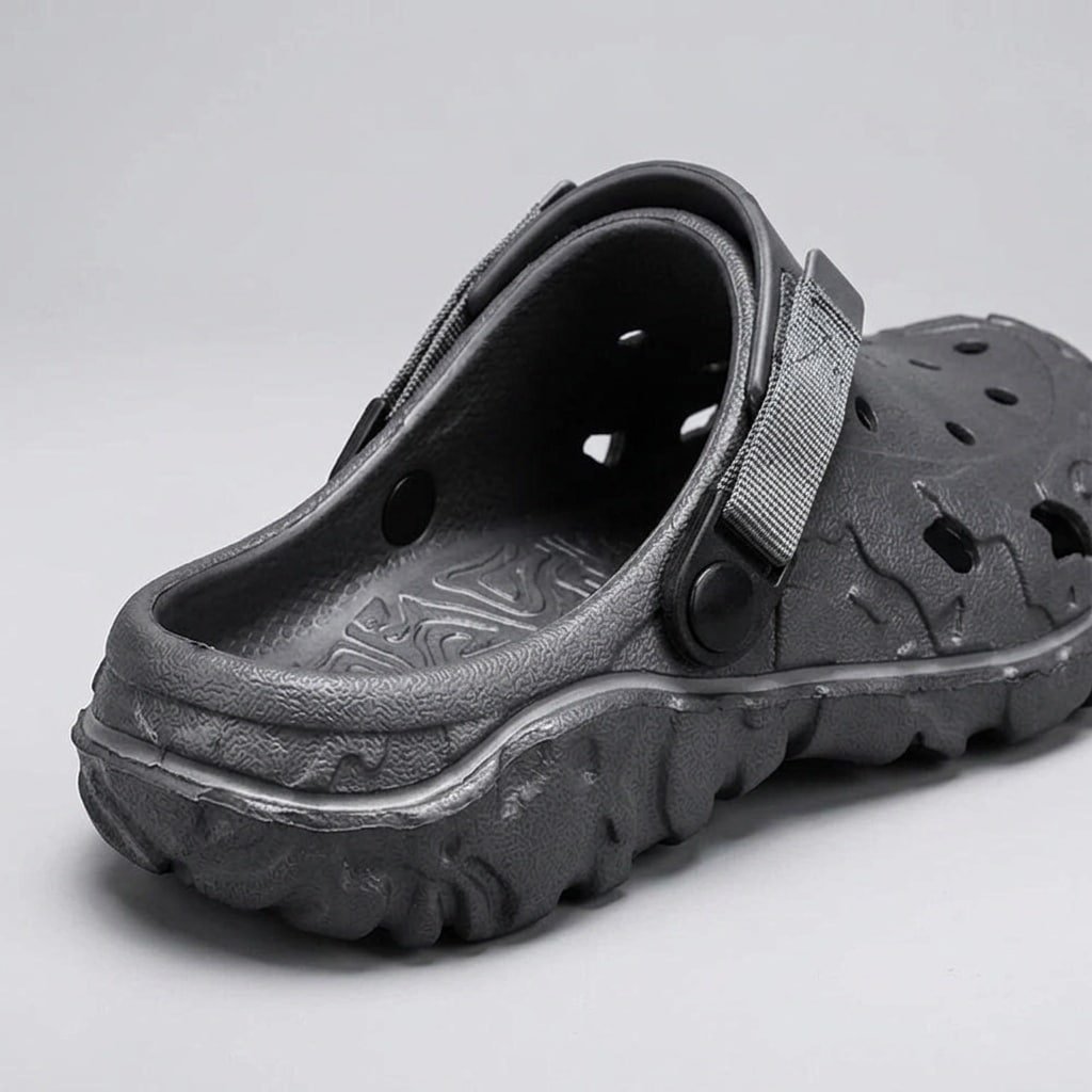 Black tactical crocs