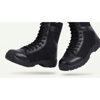 Lightweight running tactical boots Black